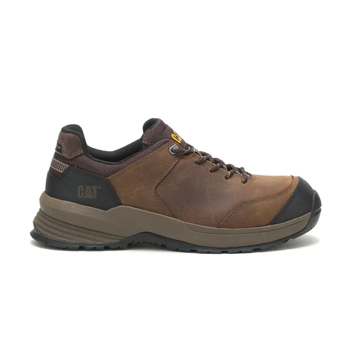 Cat Footwear Shoes Men039s Streamline 20 Leather Composite Toe Work Shoe Clay 8211 Men
