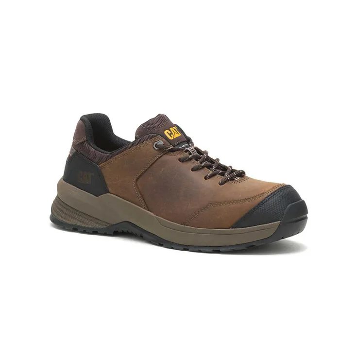 Cat Footwear Shoes Men039s Streamline 20 Leather Composite Toe Work Shoe Clay 8211 Men