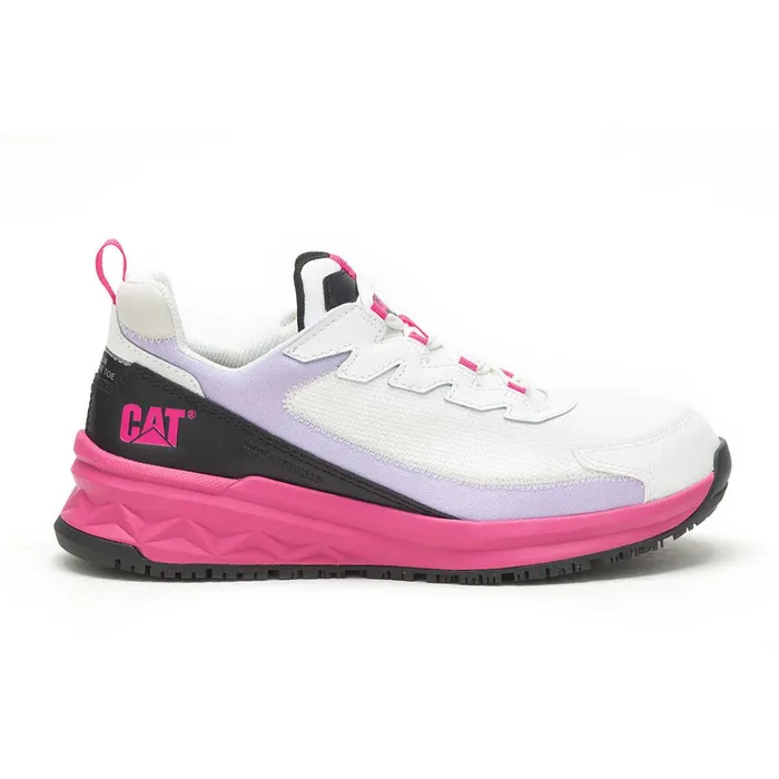 Cat Footwear Shoes Women039s Streamline Runner Carbon Composite Toe Work Shoe Bright Whiteblack 8211 Women