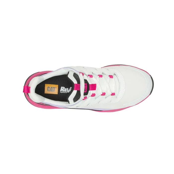 Cat Footwear Shoes Women039s Streamline Runner Carbon Composite Toe Work Shoe Bright Whiteblack 8211 Women