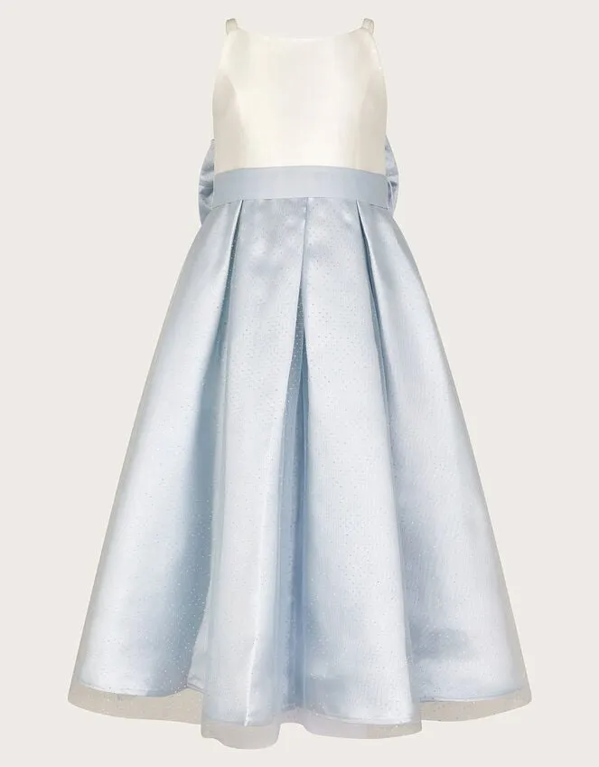 Children Anastasia Glitter Tulle Maxi Dress Blue Monsoon Dresses