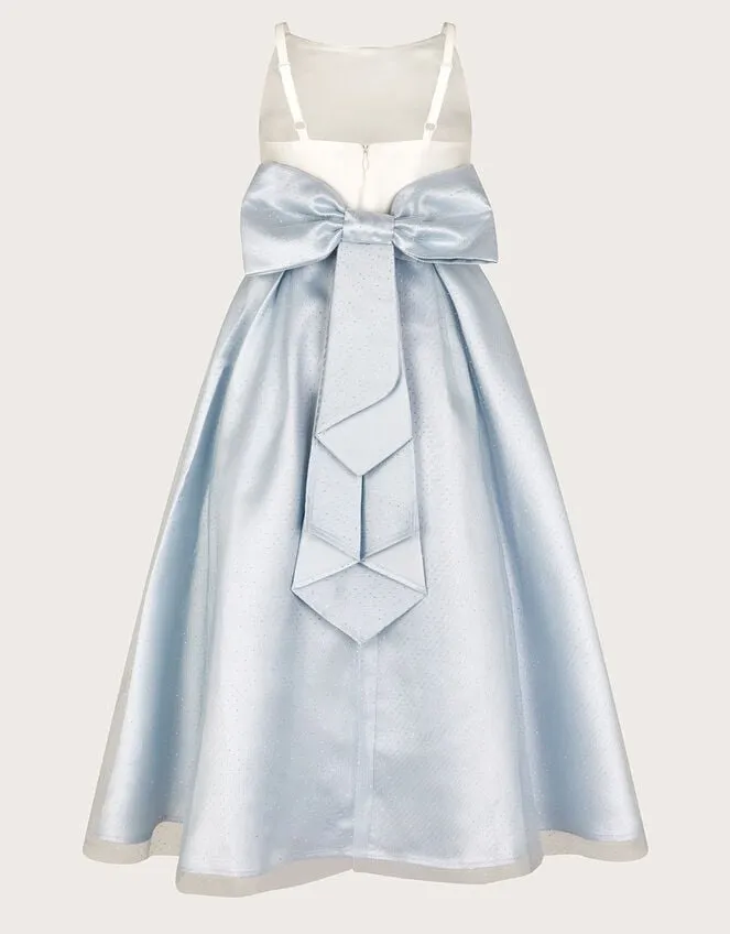 Children Anastasia Glitter Tulle Maxi Dress Blue Monsoon Dresses