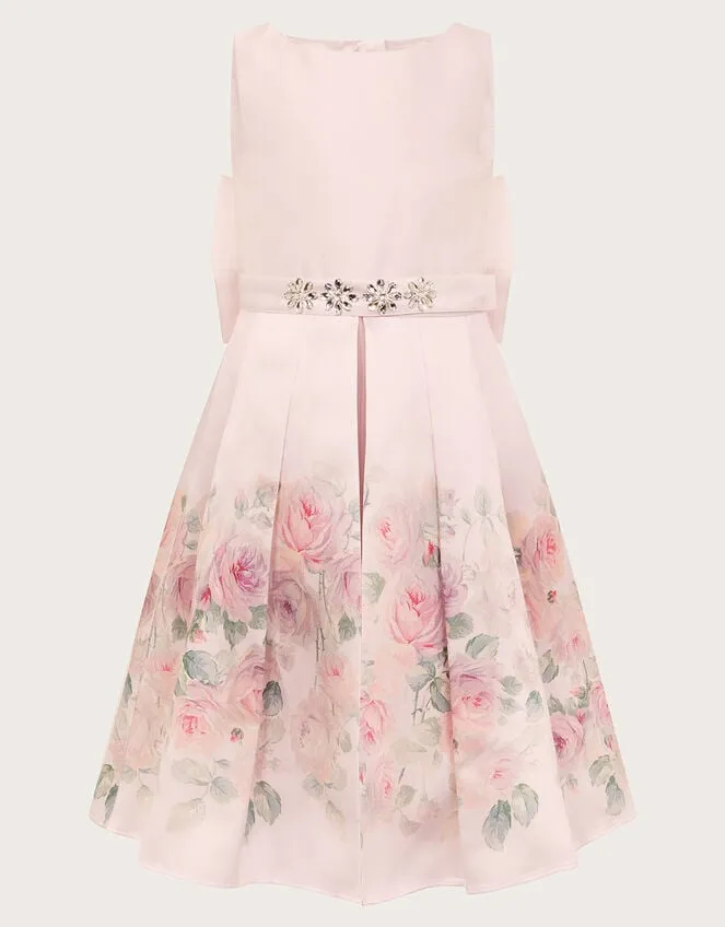 Children Aria Duchess 2In1 Dress Pink Monsoon Dresses