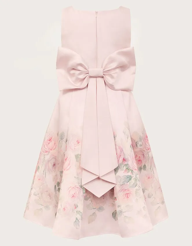 Children Aria Duchess 2In1 Dress Pink Monsoon Dresses
