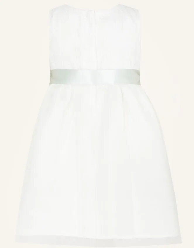 Children Baby Freya Scuba Bridesmaids Dress Ivory Monsoon Dresses