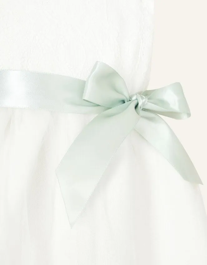 Children Baby Freya Scuba Bridesmaids Dress Ivory Monsoon Dresses