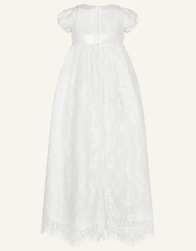 Children Baby Provenza Silk Christening Dress Ivory Monsoon Partywear