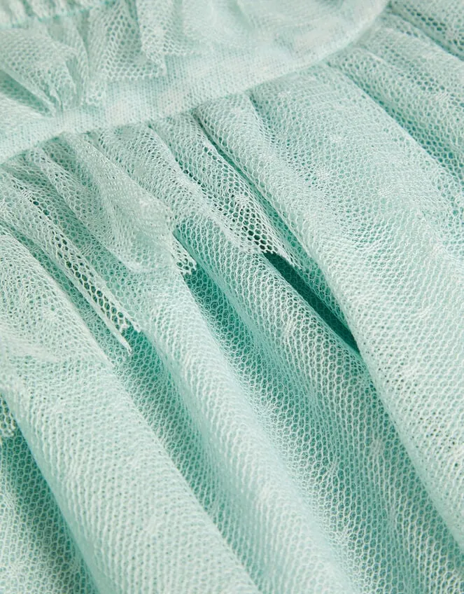 Children Baby Ruffle Truth Dress Green Monsoon Dresses