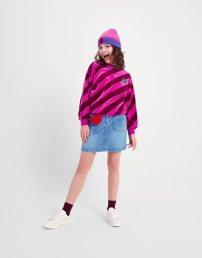 Children Denim Mini Skirt Blue Monsoon Casualwear Collection