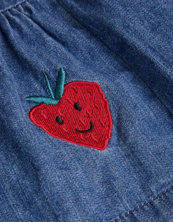 Children Denim Ruffle Skirt Blue Monsoon Casualwear Collection