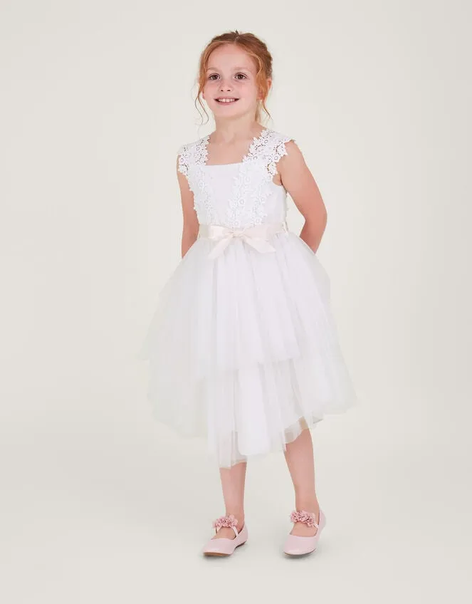 Children Zaralia Lace Safire Dress Ivory Monsoon Dresses