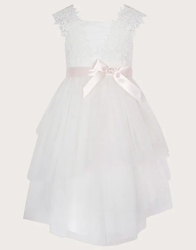 Children Zaralia Lace Safire Dress Ivory Monsoon Dresses