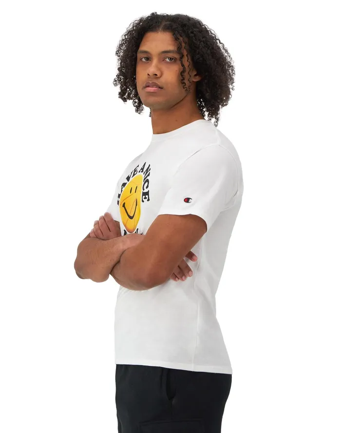 Classic Graphic TShirt Have A Nice Play White Men Champion TShirts and Tops