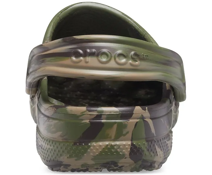 Crocs Baya Marbled Clog Army Green Multi WomensMens Clogs