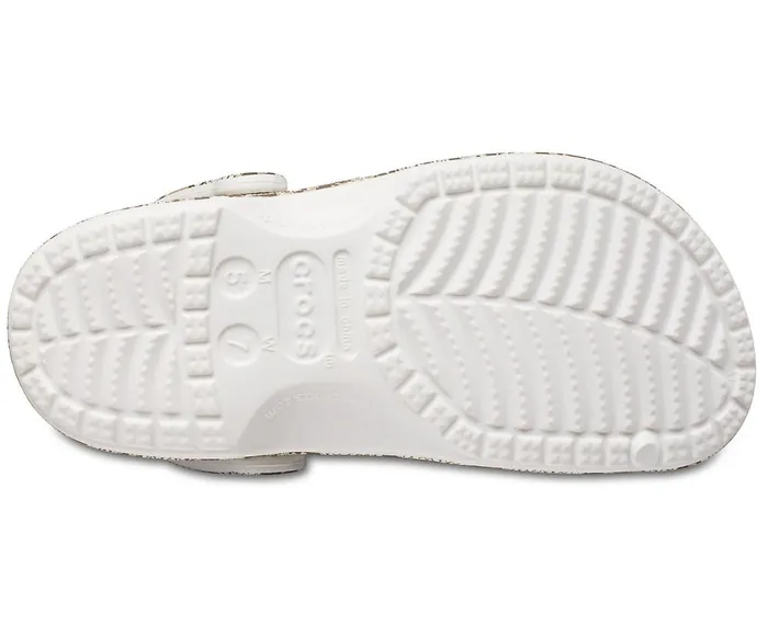 Crocs Baya Seasonal Printed Clog Oyster Mushroom WomensMens Clogs