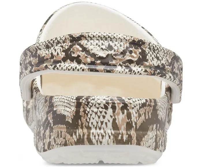 Crocs Baya Seasonal Printed Clog Oyster Mushroom WomensMens Clogs