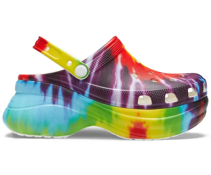Crocs Crocs Classic Bae TieDye Graphic Clog Multi Womens Clogs
