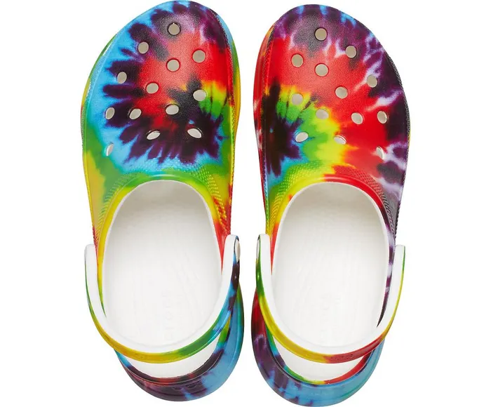 Crocs Crocs Classic Bae TieDye Graphic Clog Multi Womens Clogs