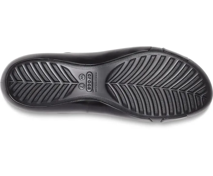 Crocs Crocs Serena Flat Black Womens Sandals