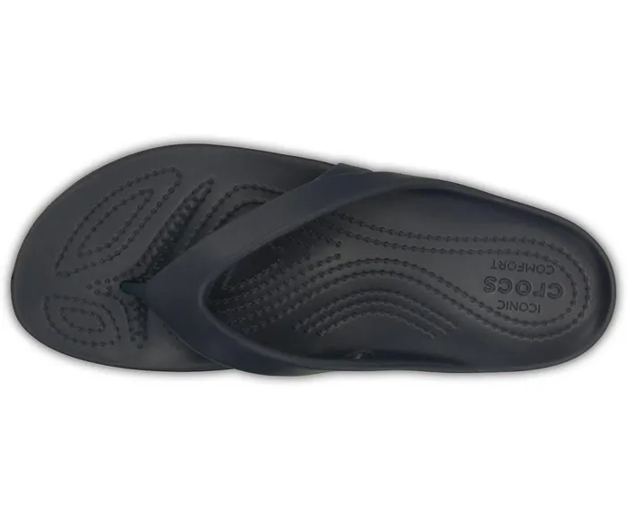 Crocs Kadee II Flip Navy Womens Sandals