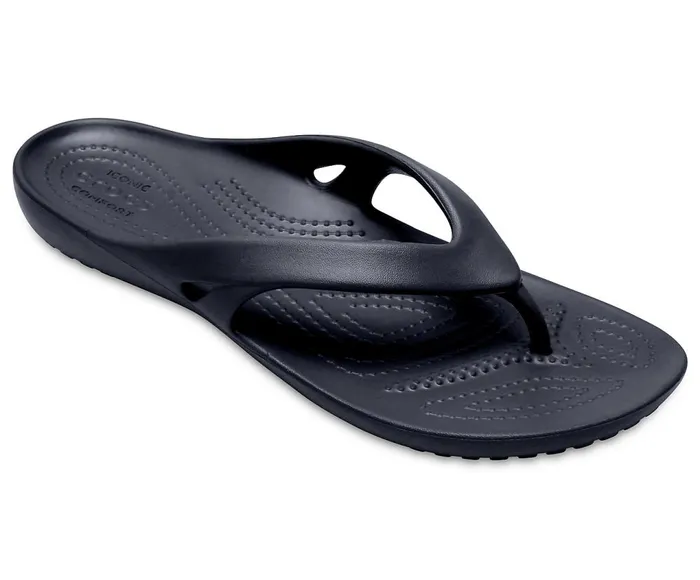 Crocs Kadee II Flip Navy Womens Sandals
