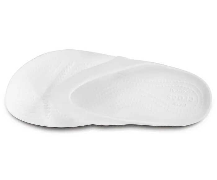 Crocs Kadee II Flip White Womens Sandals