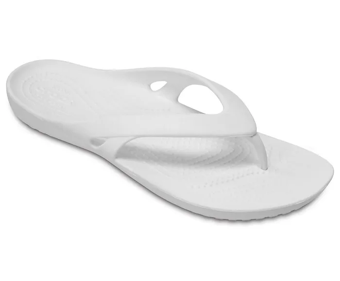 Crocs Kadee II Flip White Womens Sandals