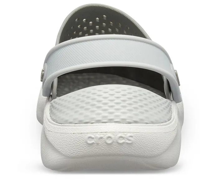 Crocs LiteRide Clog Smoke Pearl White WomensMens Clogs