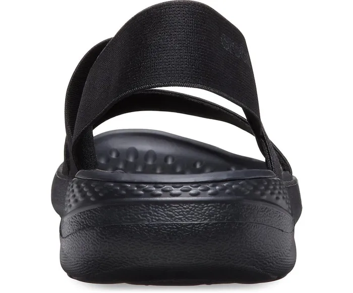 Crocs LiteRide Stretch Sandal Black Black Womens Sandals