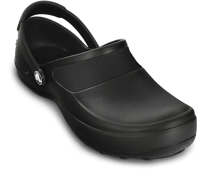 Crocs Mercy Work Clog Black Black Womens Clogs