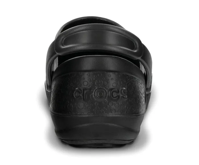 Crocs Mercy Work Clog Black Black Womens Clogs