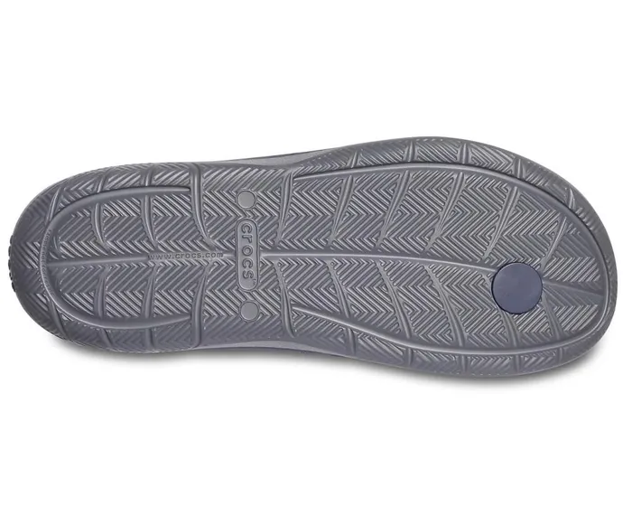 Crocs Swiftwater Wave Flip NavySlate Grey Mens Sandals