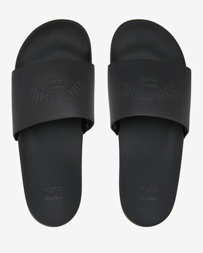 Cush Slide Sandals Black Men Billabong Flip Flops