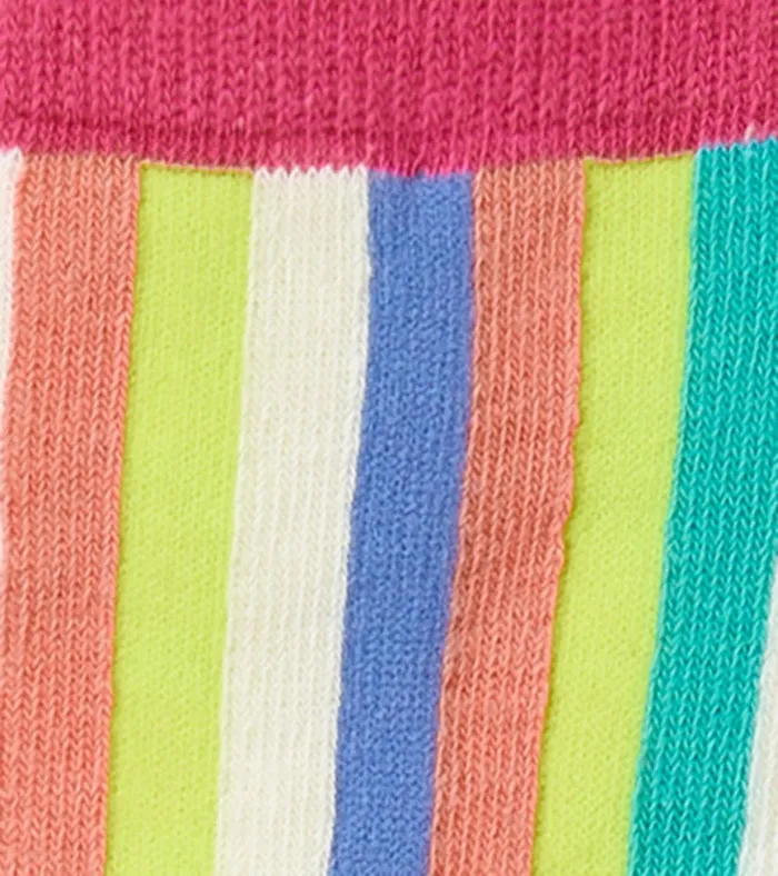 Hatley Rainbow Stripes Crew Socks Girls Footwear