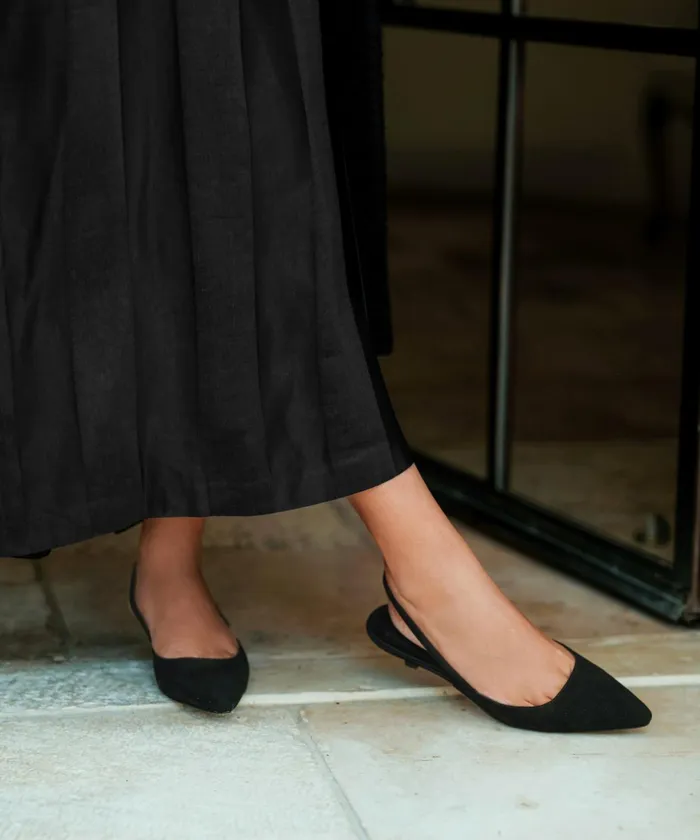 Heels Women Jenni Kayne Suede Kitten Heel Black