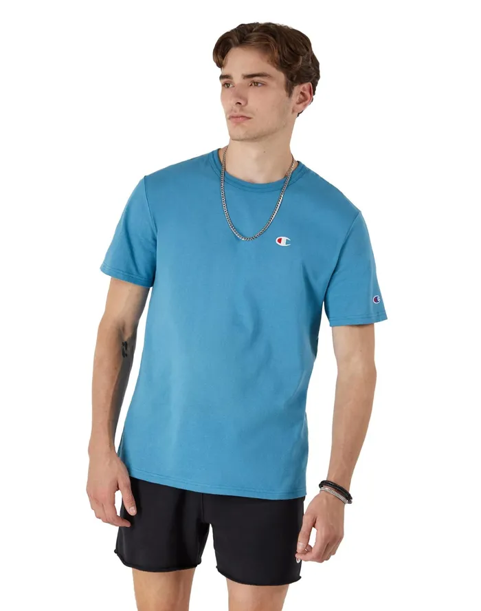 Heritage ShortSleeve TShirt C Logo Oceanstorm Men Champion TShirts and Tops