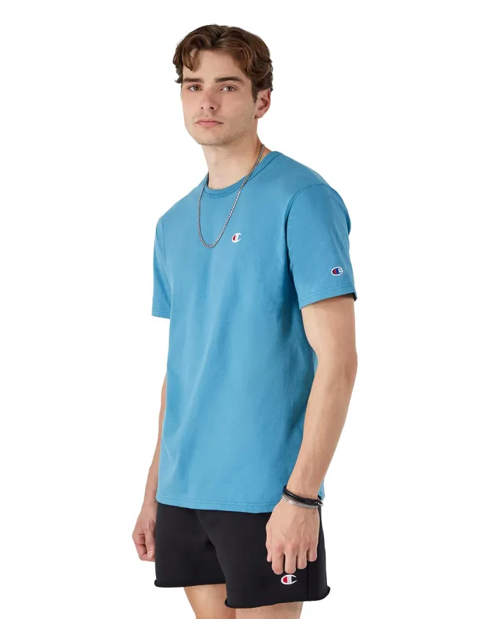 Heritage ShortSleeve TShirt C Logo Oceanstorm Men Champion TShirts and Tops