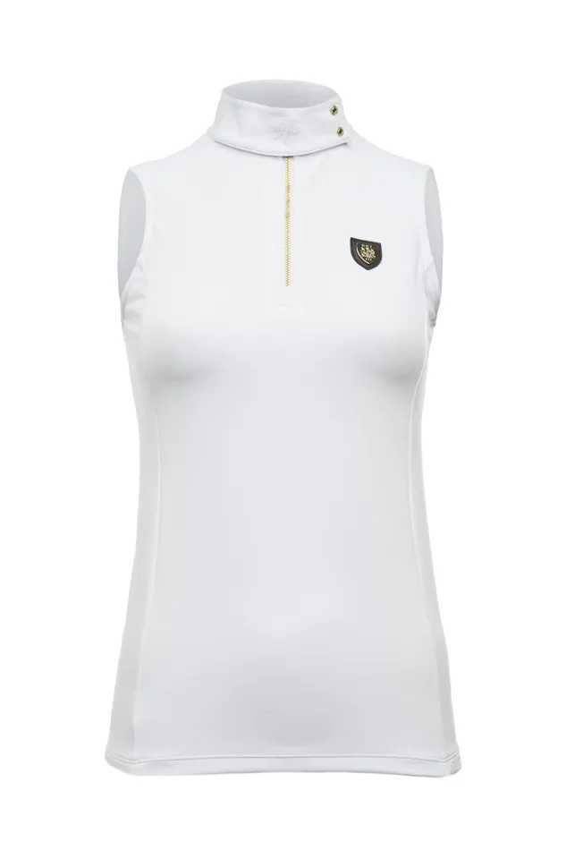 Holland Cooper Base Layers Women Elite Sleeveless Base Layer White Holland Cooper Base Layers Women Elite Sleeveless Base Layer White