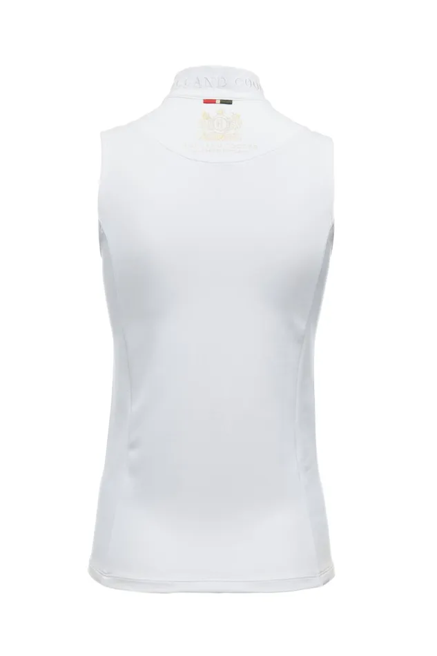 Holland Cooper Base Layers Women Elite Sleeveless Base Layer White Holland Cooper Base Layers Women Elite Sleeveless Base Layer White