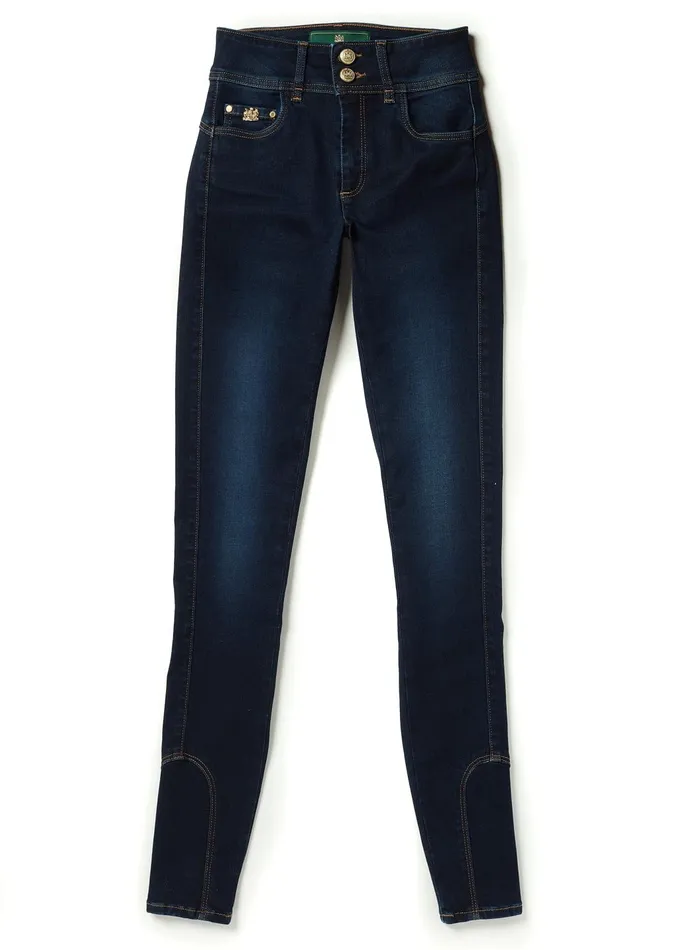 Holland Cooper Jeans Women 5 Pocket Jodhpur Jean Dark Indigo Holland Cooper Jeans Women 5 Pocket Jodhpur Jean Dark Indigo