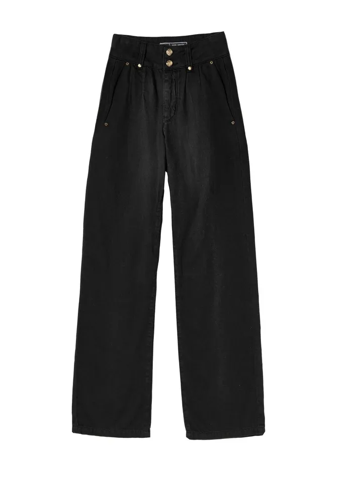 Holland Cooper Jeans Women Tailored Wide Leg Jean Black Holland Cooper Jeans Women Tailored Wide Leg Jean Black