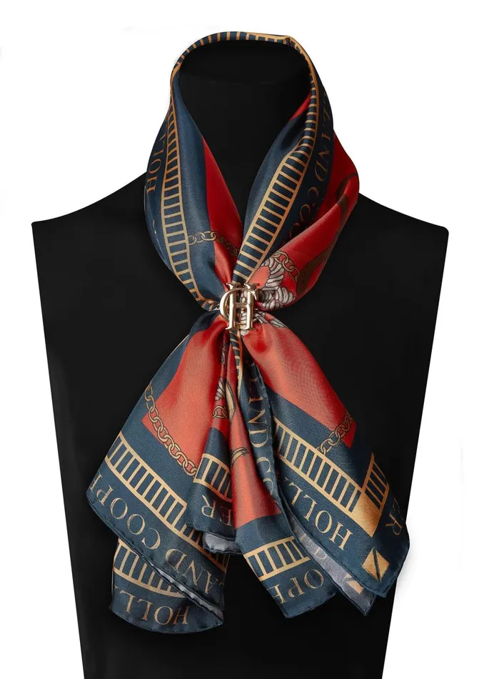 Holland Cooper Scarves Women HC Scarf Ring Gold Holland Cooper Scarves Women HC Scarf Ring Gold
