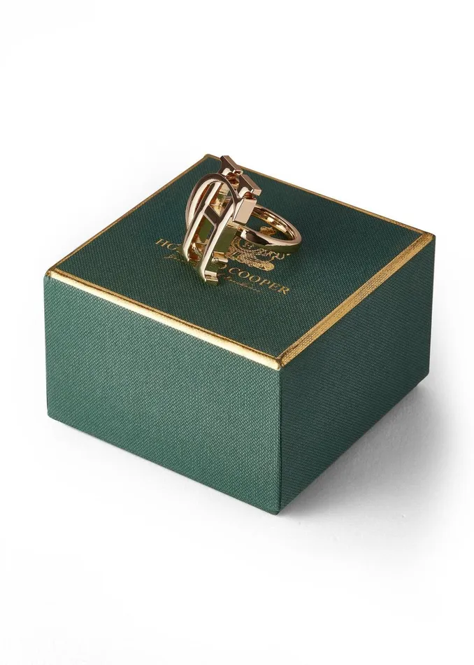 Holland Cooper Scarves Women HC Scarf Ring Gold Holland Cooper Scarves Women HC Scarf Ring Gold