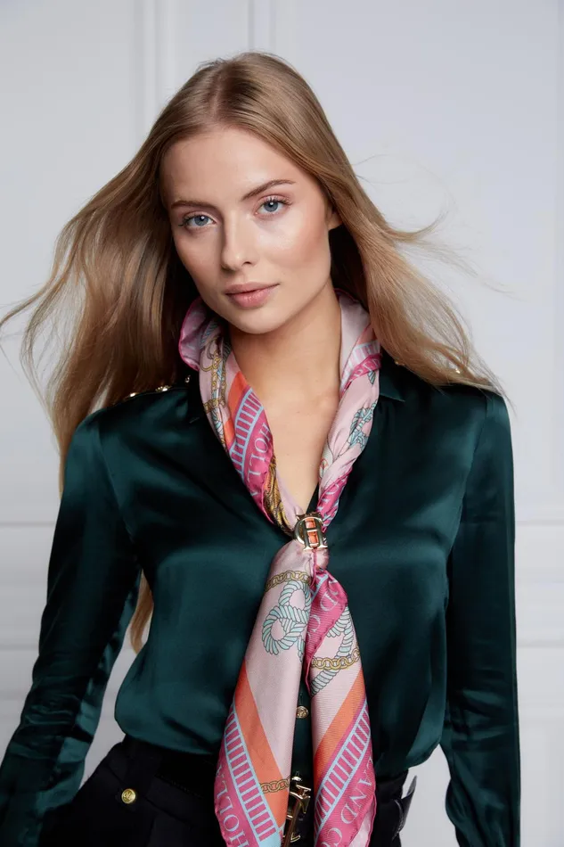 Holland Cooper Scarves Women HC Scarf Ring Gold Holland Cooper Scarves Women HC Scarf Ring Gold