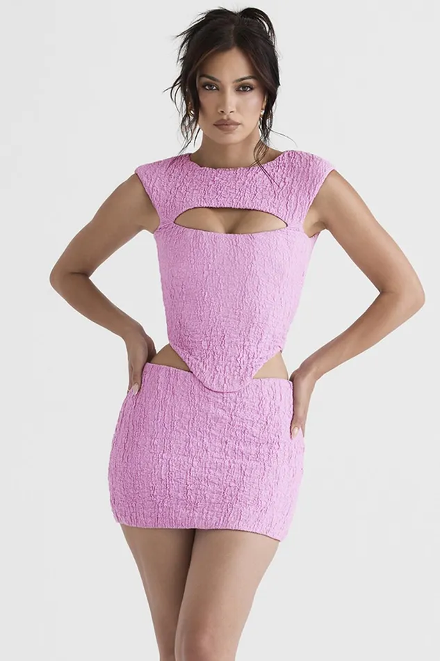 House Of CB AngelPink Mini Skirt 8211 SALE Pink Women Skirts