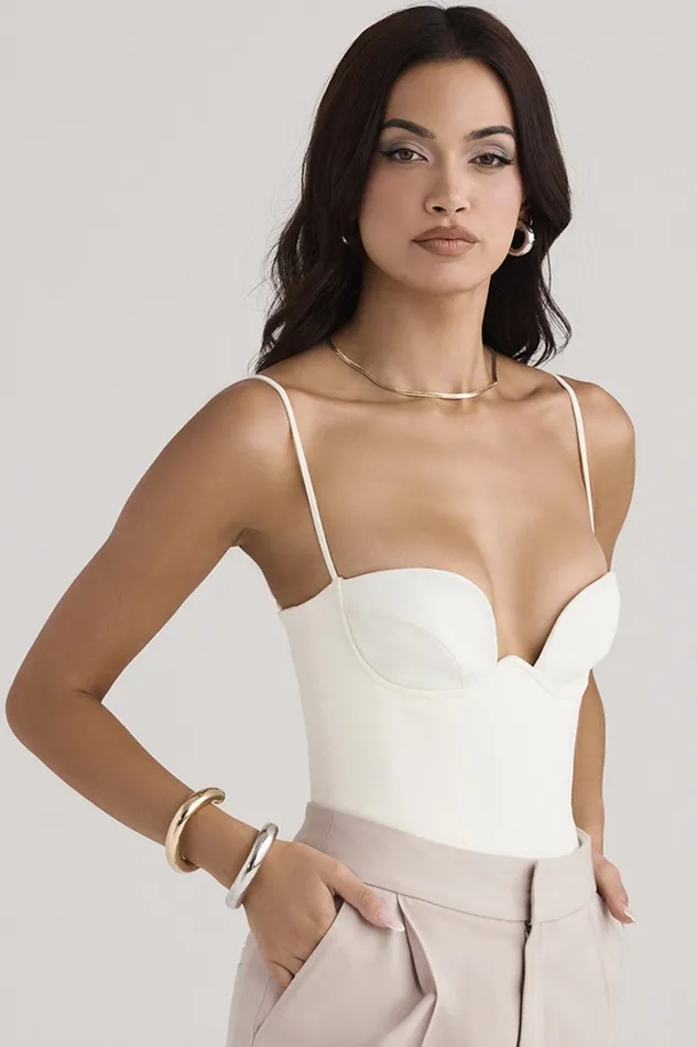 House Of CB AveryIvory Underwired Bodysuit 8211 SALE Ivory Women Corsets