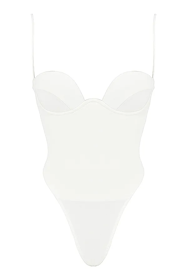 House Of CB AveryIvory Underwired Bodysuit 8211 SALE Ivory Women Corsets