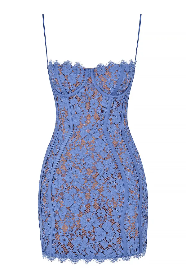 House Of CB LalaLavender Lace Mini Dress 8211 SALE Lavender Women Bodycon Dresses