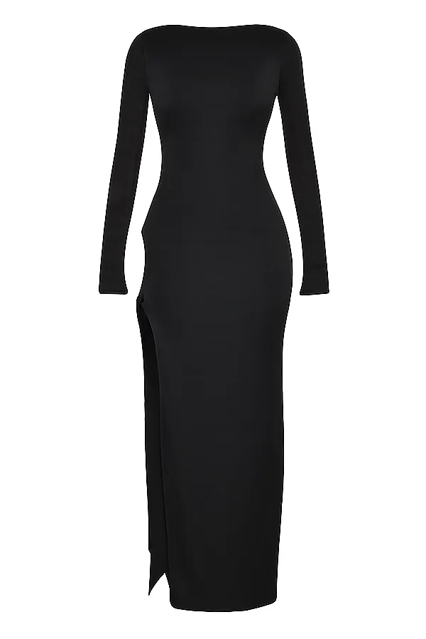 House Of CB MarellaBlack Cutout Maxi Dress 8211 SALE Black Women Bodycon Dresses