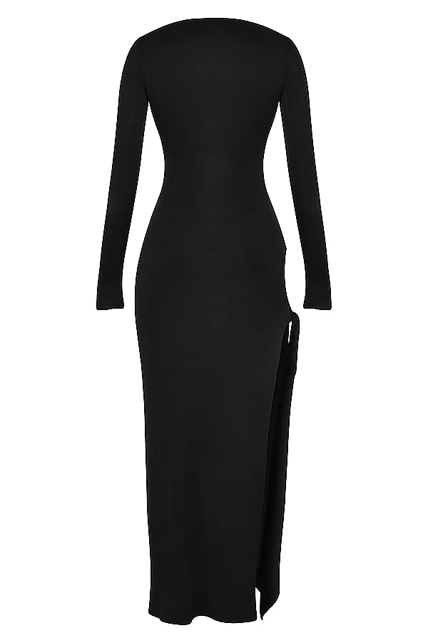 House Of CB MarellaBlack Cutout Maxi Dress 8211 SALE Black Women Bodycon Dresses